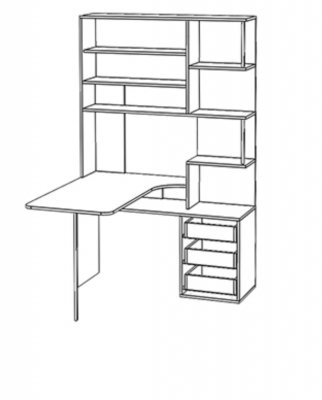 Стол компьютерный ск 12 схема сборки